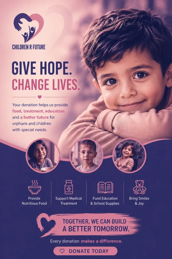 Help Us To Help Children In Need